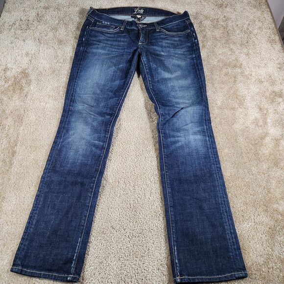 Lucky Brand Denim - Lucky Brand Zoe Jeans Women's 8/29 Blue Low-Rise Skinny Denim Pants USA Made EUC